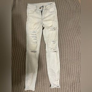 American eagle skinny jeans size 00